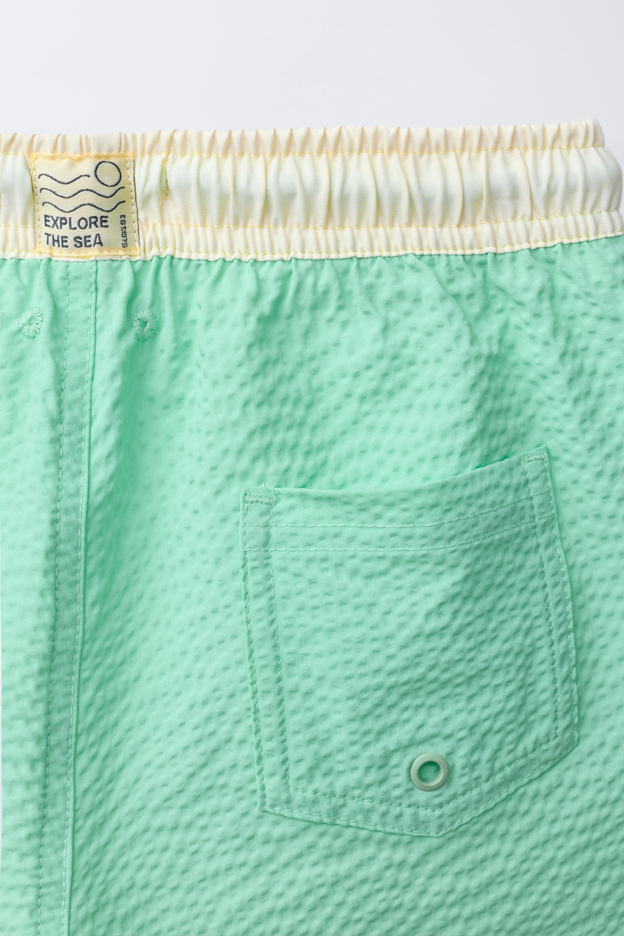 2-6 YEARS / LABEL SWIM SHORTS